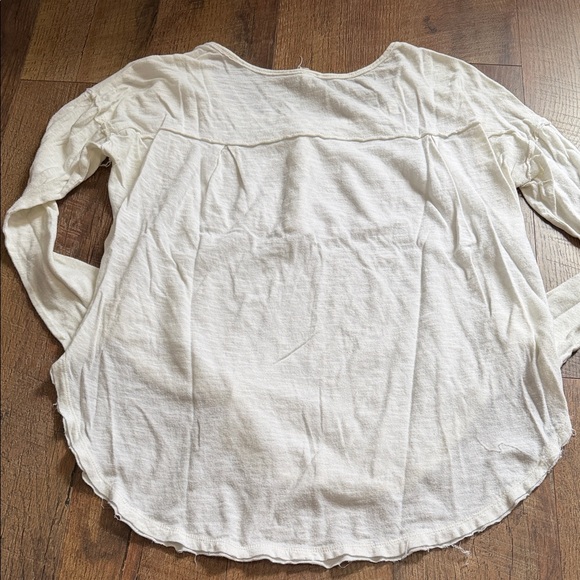 We The Free Cream Long-Sleeve Henley Top - Picture 6 of 6